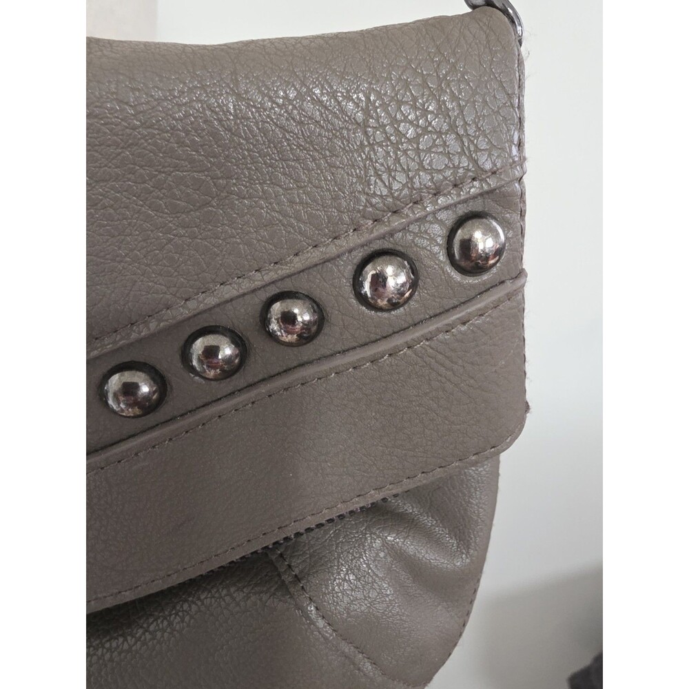 Rare BANANA REPUBLIC Studded Leather Clutch Purse CROSSBODY Chain Strap Bag VguC - Picture 7 of 14
